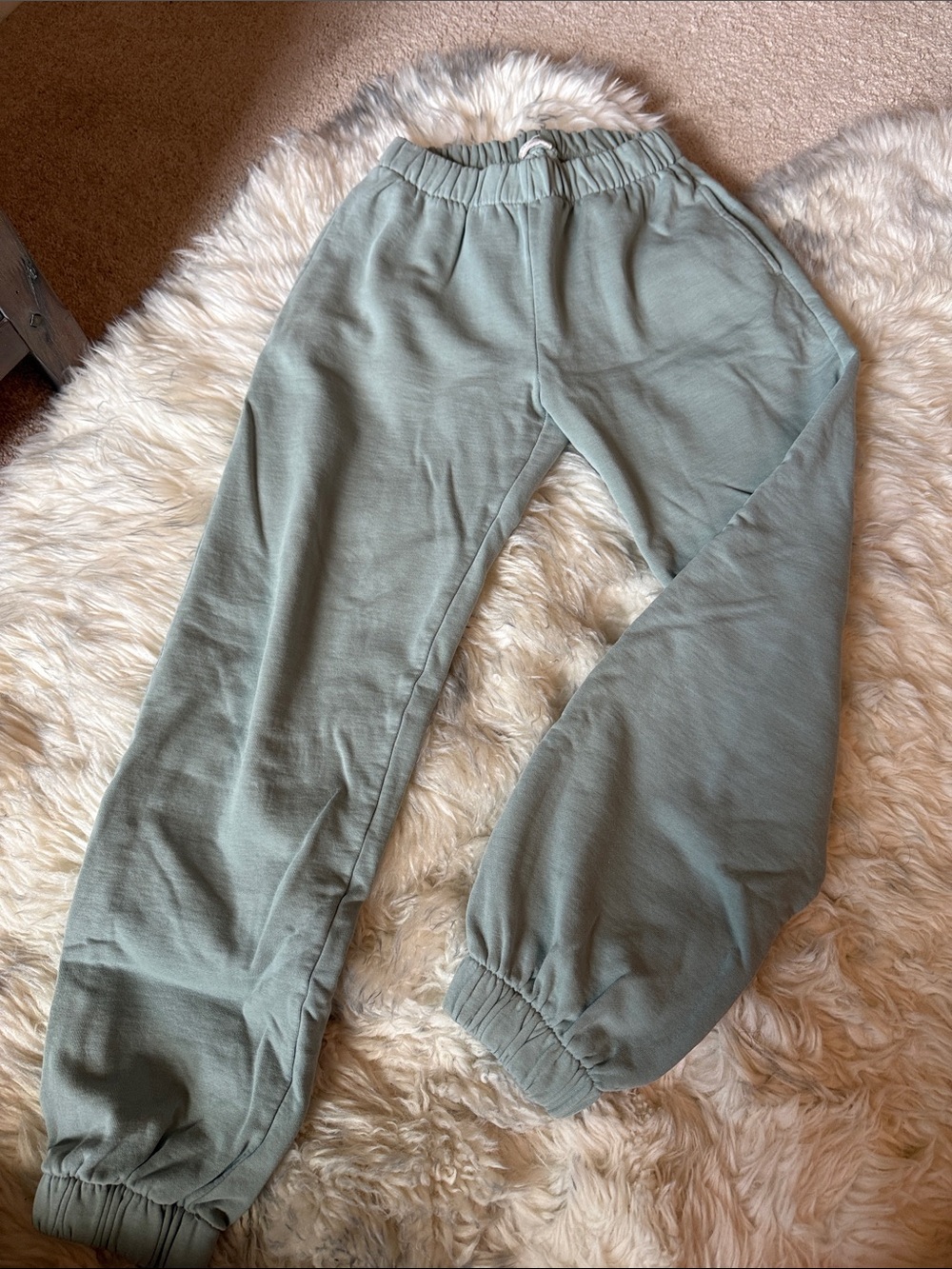 Women’s Olive Green Jogger Track Pants with Elastic Waist
